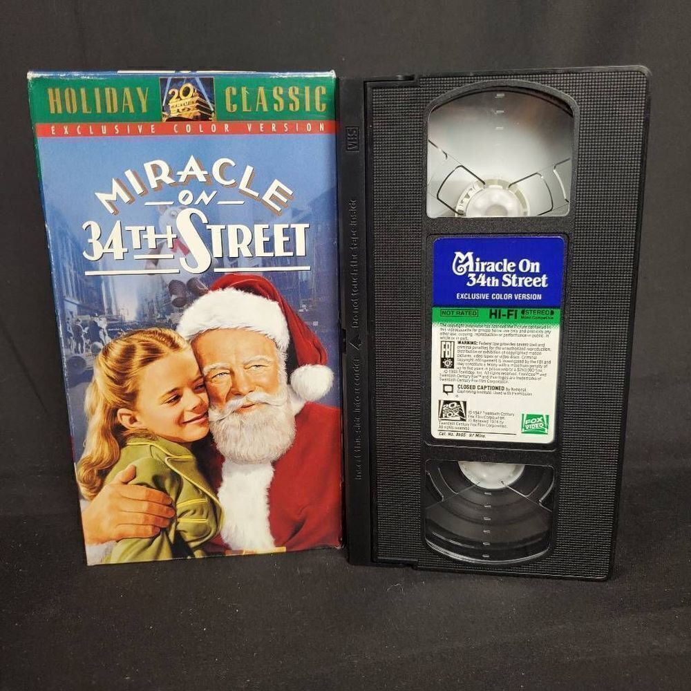 Miracle on 34th Street (1994 film) Comedy/Drama VHS